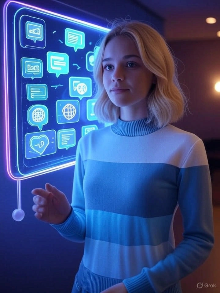 Expert woman analyzing pro-level ChatGPT prompt packs for business growth